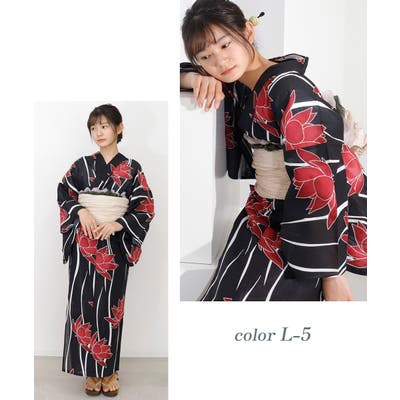 浴衣 兵児帯2点セット キッズ[品番：SHUK0001613]｜子ども服