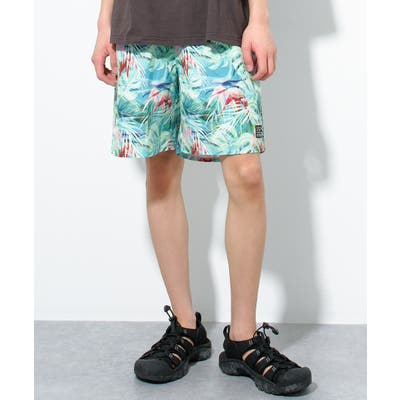 総柄スイムショートパンツ 水着 ビーチパンツ[品番：SHUK0001601