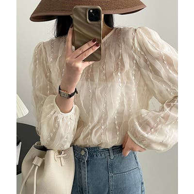 ヒステリックグラマー【美品】ビジュー フリル シフォン