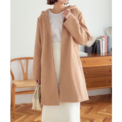 M L XL ] 2wayフード付きストレッチロングコート［K1239］[品番：KO000014876]｜KOBE  LETTUCE（コウベレタス）のレディースファッション通販｜SHOPLIST（ショップリスト）