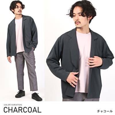 カーディガン テーラード ジャケット[品番：LU000012438