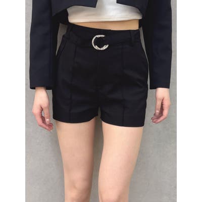 冬ギフト  ビジューベルトショートパンツ【SETUP着用可】[品番 パンツ