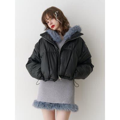 新品 jouetie ジュエティ 2WAYダウンライクショートジャケット