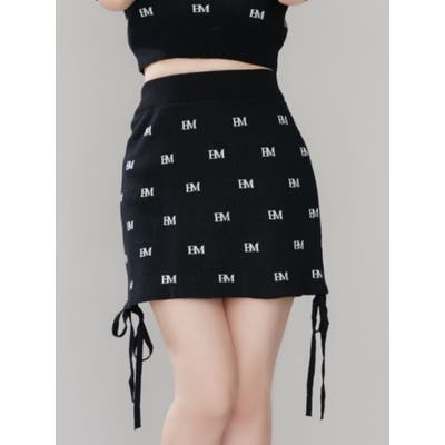 EMロゴニットスカート（セットアップ可能）[品番：MKSW0056153]｜EATME  