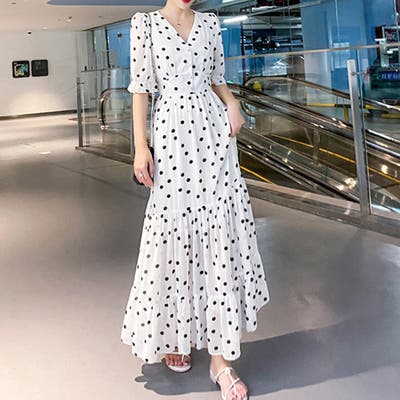 ティアード ワンピース レディース 春夏[品番：II000008364