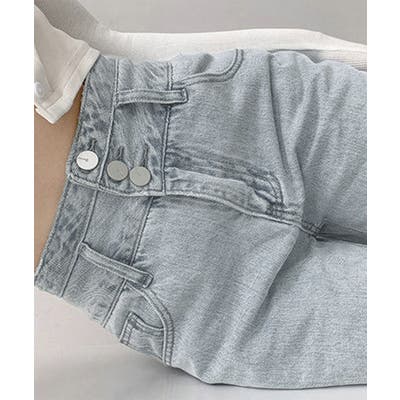 ハイウエスト デニムパンツ レディース[品番：II000007467