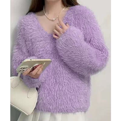 Glitter knit cardigan