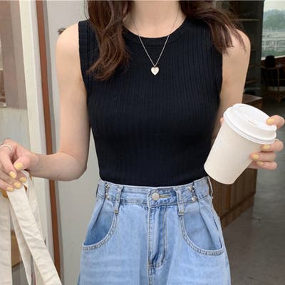 リブニット タンクトップ  レディース春夏[品番：II000010053]｜Miniministore（ミニミニストア）のレディースファッション通販｜SHOPLIST（ショップリスト）