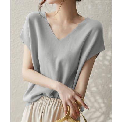 ニットトップス レディース 韓国春秋夏服[品番：II000010844