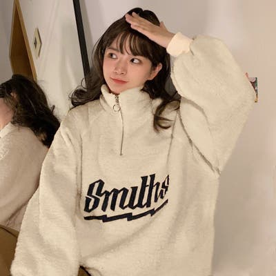 ボアトレーナー フロントジップ  韓国風[品番：II000009384]｜Miniministore（ミニミニストア）のレディースファッション通販｜SHOPLIST（ショップリスト）