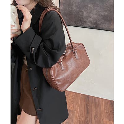ロングハンドルボストンバッグトートバッグ[品番：II000012160