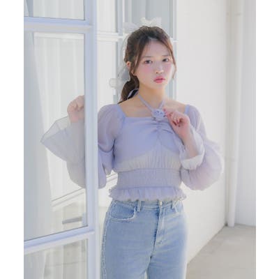 バラモチーフ付BL[品番：RTGW0008758]｜RETRO GIRL（レトロ