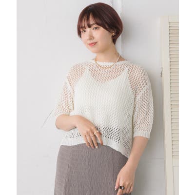 2WAYテープヤーンニット[品番：RTGW0006924]｜RETRO GIRL（レトロ 