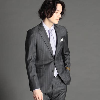 ex/tra】Loropiana ピンストライプスーツ[品番：NICW0003083
