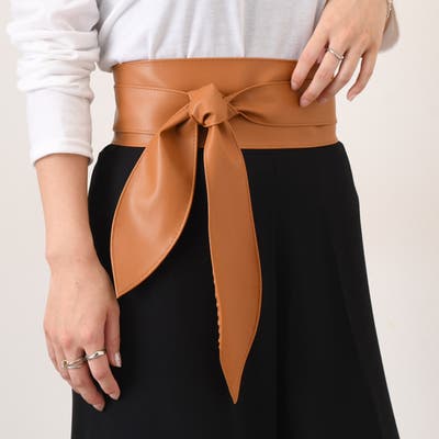 サッシュベルト リボン ベルト[品番：JOKW0016130]｜REAL STYLE