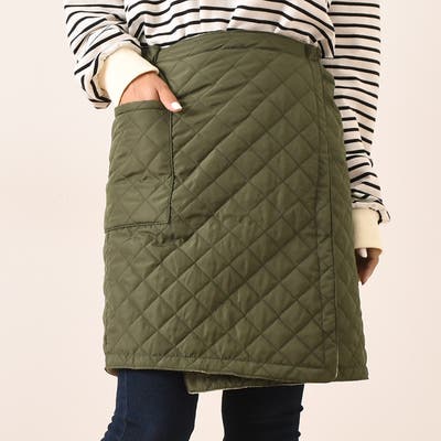 極美品 パラスパレス ウール100% カーキ 巻きスカート