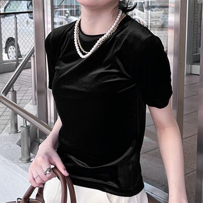 ベロア トップス レディース[品番：JOKW0016136]｜REAL STYLE（リアルスタイル ）のレディースファッション通販｜SHOPLIST（ショップリスト）