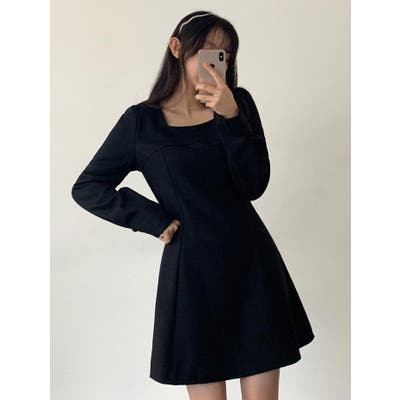 ミニワンピース ワンピース フレアワンピース[品番：KH000013250