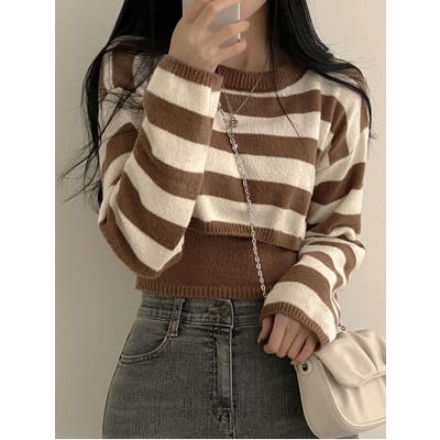 美品 プラダ クロップド ボーダージャケット ネイビー