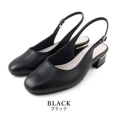 ブランドのギフト 日本製 バックストラップ パンプス[品番：OK000001430]｜SHOE ハイヒール+パンプス