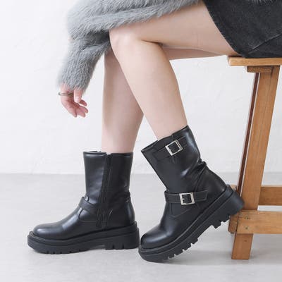 ショートブーツ レディース 厚底[品番：KLAS0003285]｜shop  kilakila（ショップキラキラ）のレディースファッション通販｜SHOPLIST（ショップリスト）
