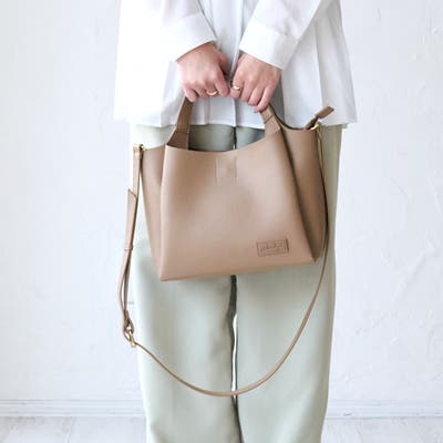 Legato Largo トートバッグ レディース 軽量 ファスナー付き