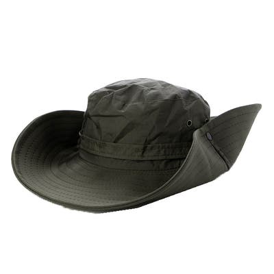 グッチ　ワイドブリムハット　Lサイズ 帽子 メンズ 大きいサイズ サファリハット 登山 ツバ広 UVカット