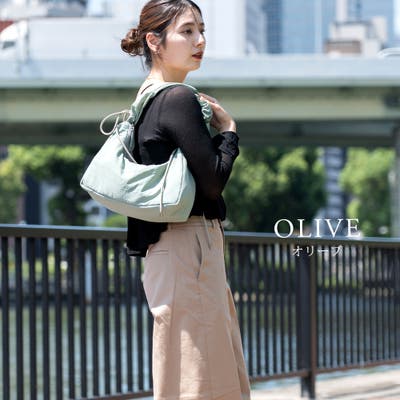 ショルダーバッグ ギャザー バッグ[品番：TOPW0000695]｜DEVICE