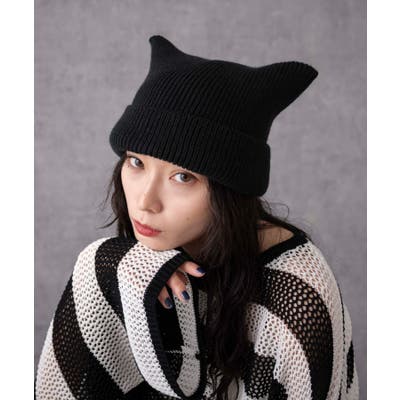 ネコミミニットキャップ [品番：WG010090350]｜WEGO【WOMEN】（ウィゴー）のレディースファッション通販｜SHOPLIST（ショップリスト）