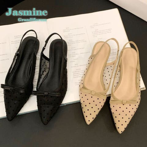 aimoha （アイモハ） | 【Jasmine】リボンドッドパンプス