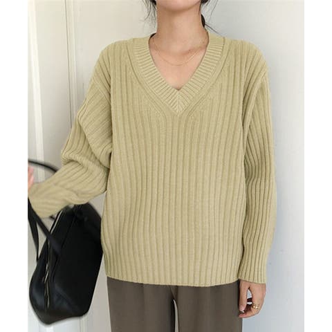 ニット・セーター ベージュ/薄橙色系（レディース） - ファッション