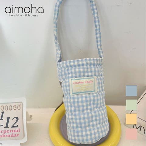 aimoha （アイモハ） | ギンガムチェック タンブラーバッグ