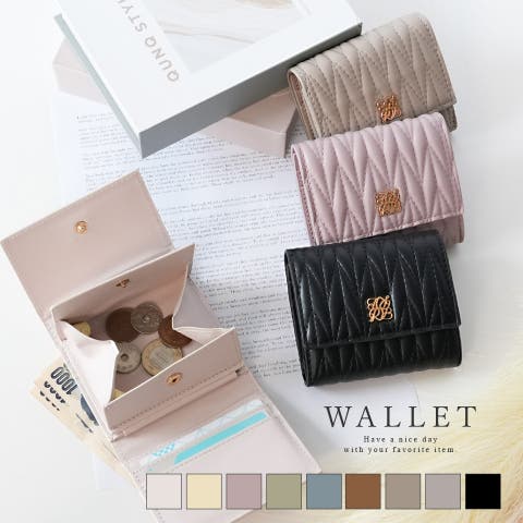 ALTROSE（アルトローズ） | 財布 さいふ 三つ折り 3つ折り 折りたたみ ミニ財布 小さめ 小さい コンパクト 可愛い レディース キルティング