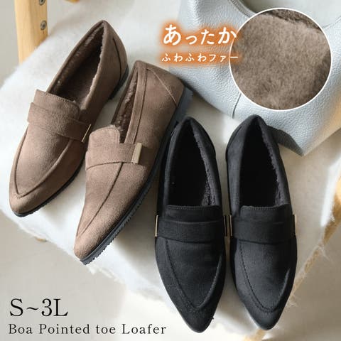 AmiAmi（アミアミ） | 防寒 ファー モカシン レディース