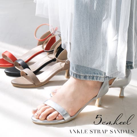 AmiAmi（アミアミ） | アンクルストラップ サンダル レディース