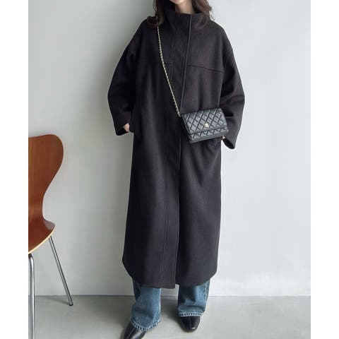 JUNOAH(ジュノア) | Meiru スタンドカラーロングコート