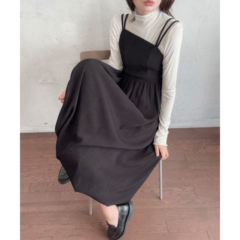 LAUIR（ー） | アシメストラップバルーンキャミワンピース