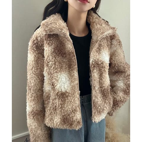 LAUIR(ー) | ショート丈ボアブルゾン