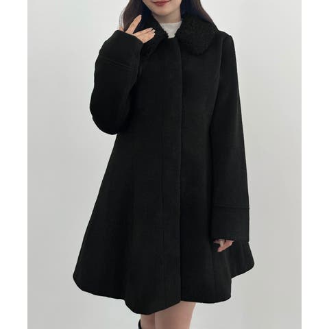 JUNOAH（ジュノア） | CENEA　2wayカラーウエストシェイプミドルコート