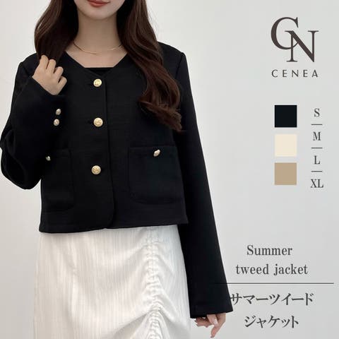 JUNOAH（ジュノア） | CENEA　サマーツイードジャケット