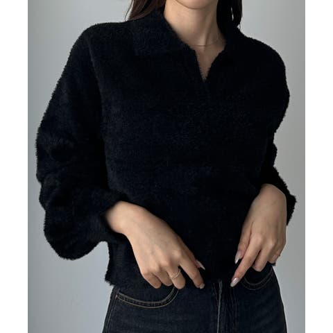 Louere（ルエレ） | Louere　シャギースキッパーニットトップス