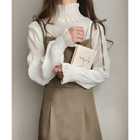 JUNOAH（ジュノア） | ショルダーリボンキャミワンピース