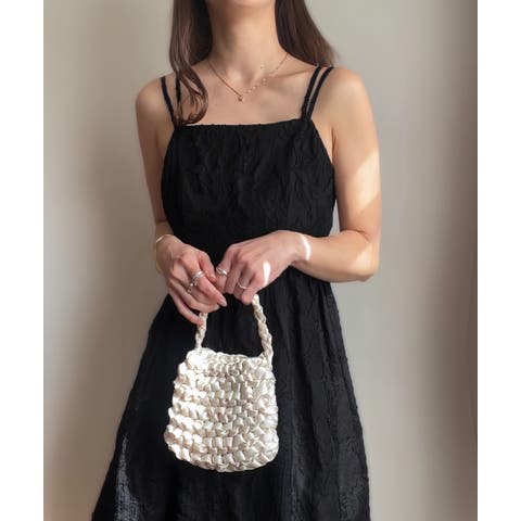 JUNOAH（ジュノア） | フラワー柄シアージャガードバックリボンワンピース