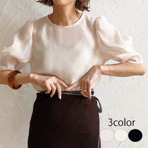 JUNOAH（ジュノア） | パフスリーブシアートップス