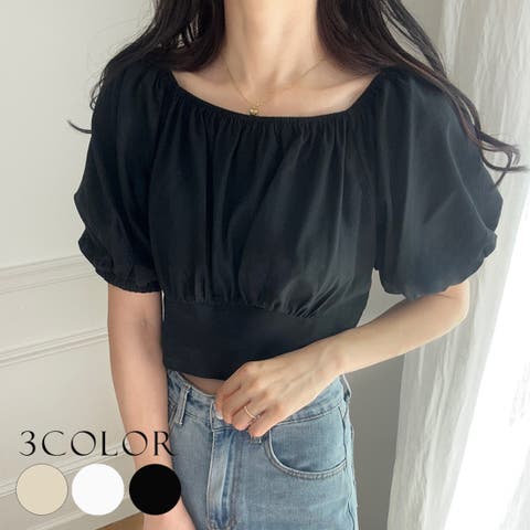 LAUIR（ー） | 2wayオフショル半袖トップス