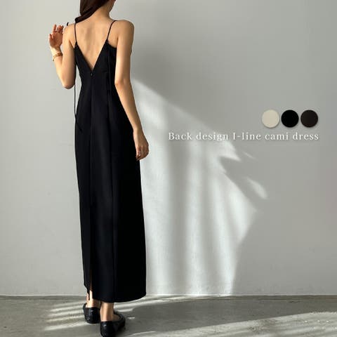 Louere（ルエレ） | Louere　バックデザインIラインキャミワンピース