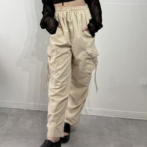 marcydorn（マーシードルン） | ローウエストボリュームカーゴポケット付きワイドパンツ ジャージ