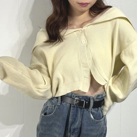 marcydorn（マーシードルン） | セーラー ニットカーデ ショート丈 トップス ニット