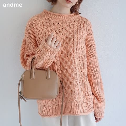 ワッフル スリット フレアパンツ[品番：AZ000003820]｜andme