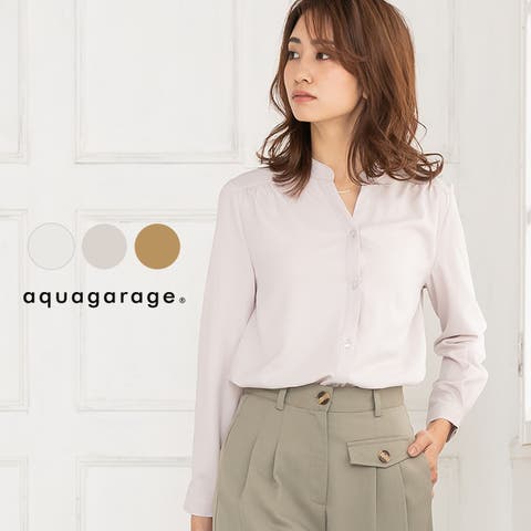 【vintage】刺繍 デザイン サテン オーバーサイズ スキッパー 長袖シャツ